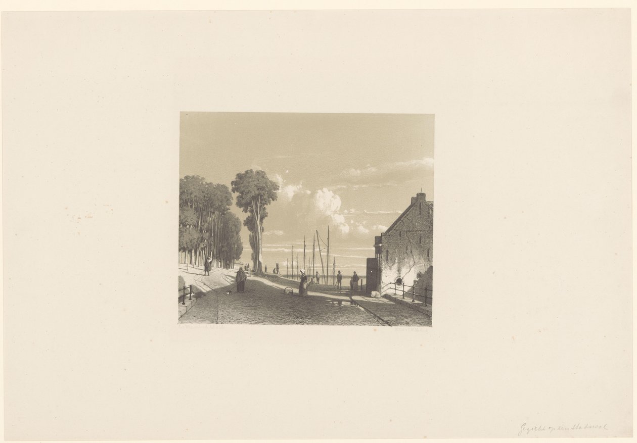Vista del Veerweg en Culemborg de Jan Weissenbruch