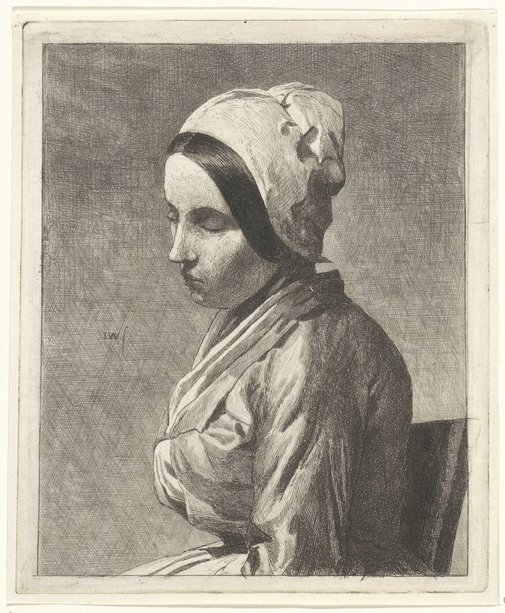Estudio de una mujer sentada de Jan Weissenbruch