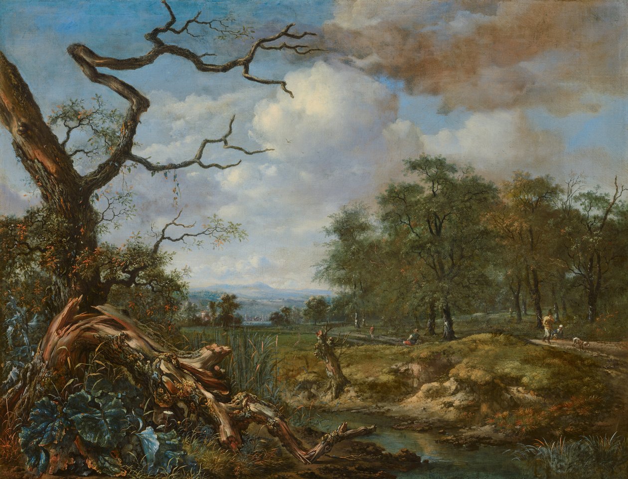 Paisaje al borde del bosque de Jan Wijnants
