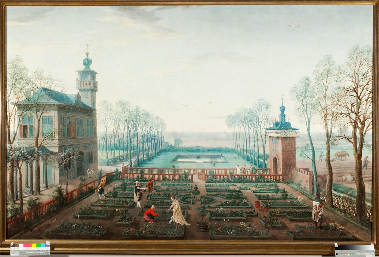 El mes de abril, trabajos en el jardín de Jan Wildens