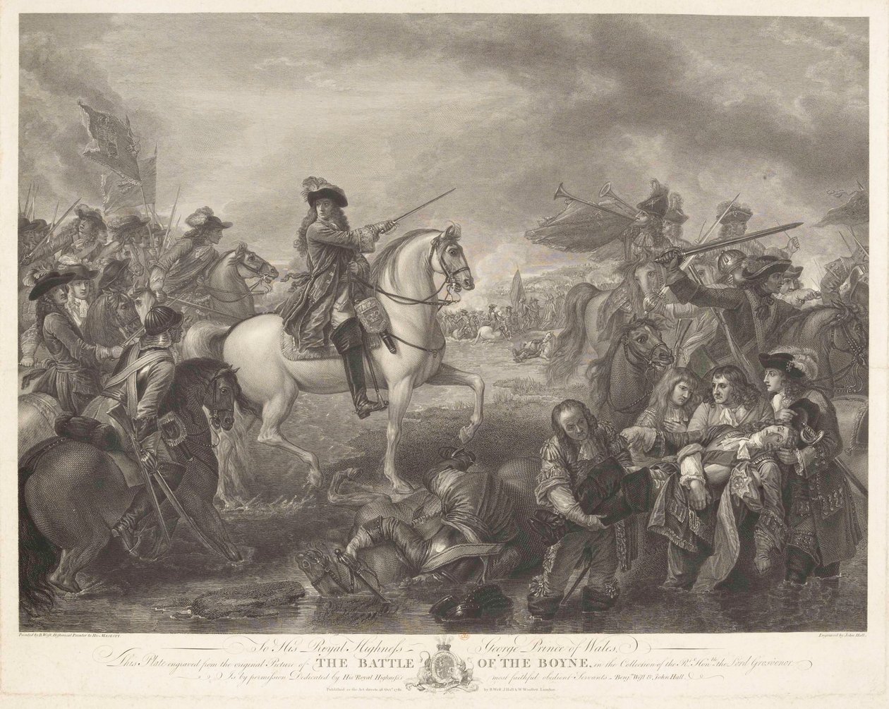 Batalla del Boyne de Jan Wyck