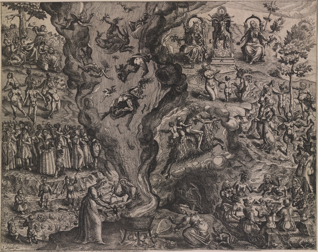 Sabbat de brujas de Jan Ziarnko