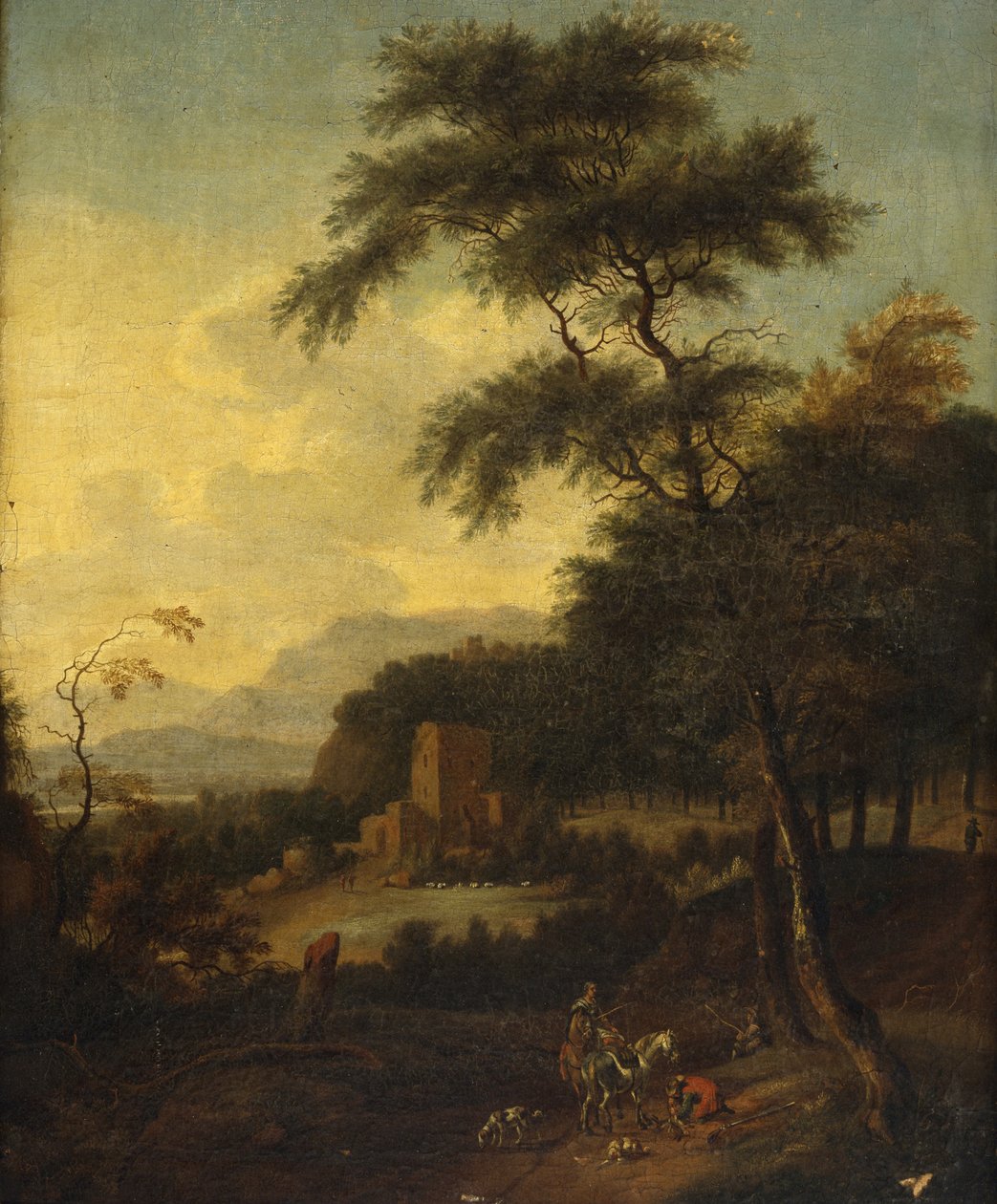 Paisaje Italianizado junto al Mar, sin fecha de Jan circle of Wijnants