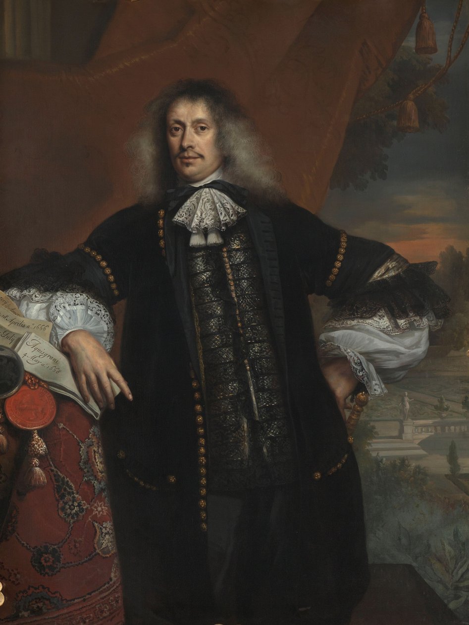 Hieronymus van Beverningk (1614-1690). Señor de Teylingen. Pagador del gobierno de Jan de Baen