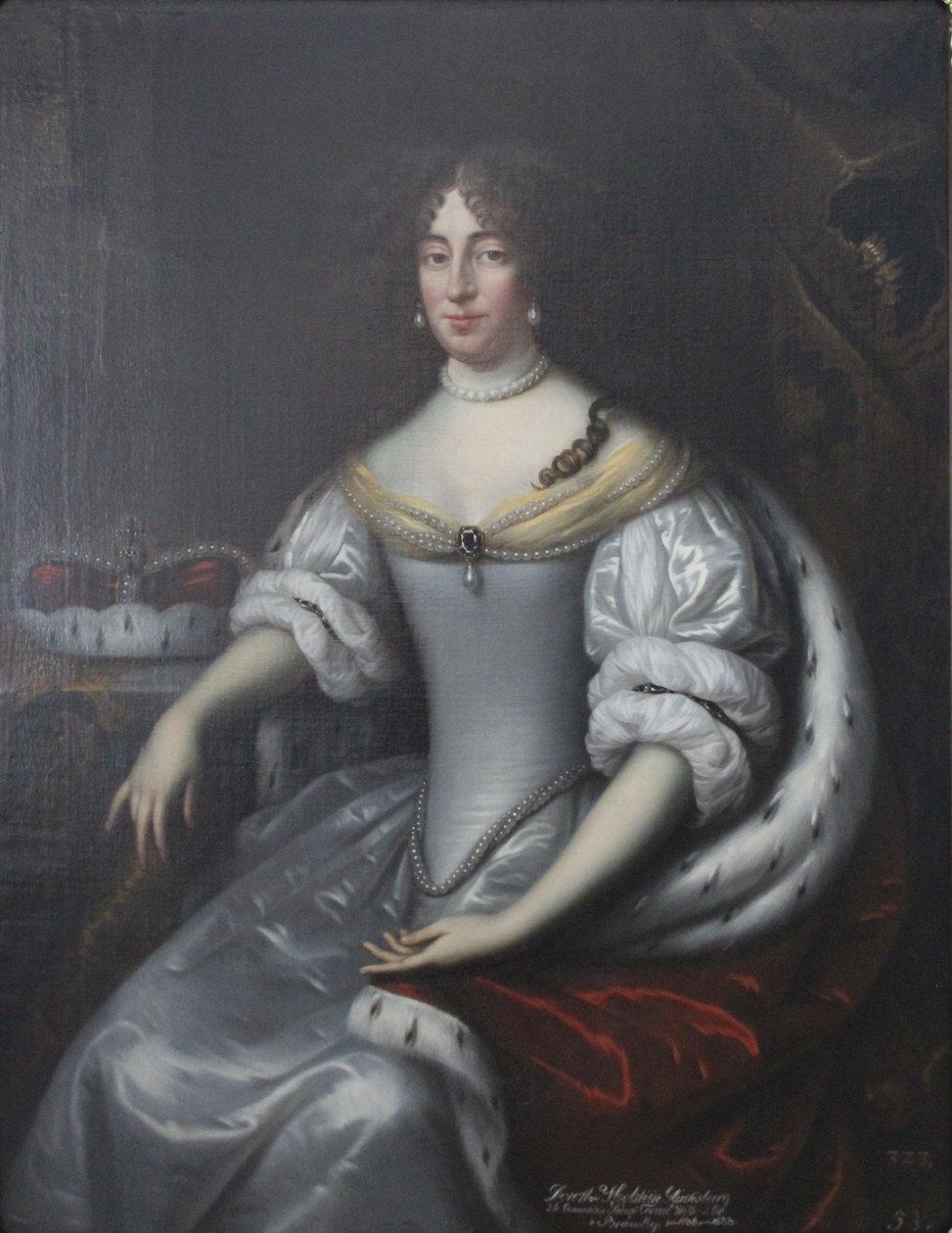 Retrato de Dorotea de Brandeburgo, nacida en Schleswig-Holstein-Sonderburg-Glücksburg (1636-1689) de Jan de Baen