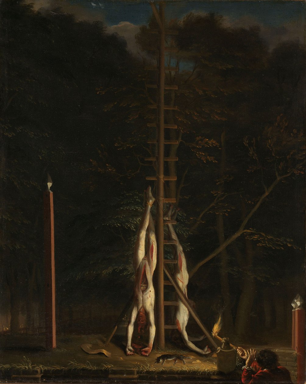 Los cadáveres de los hermanos De Witt de Jan de Baen