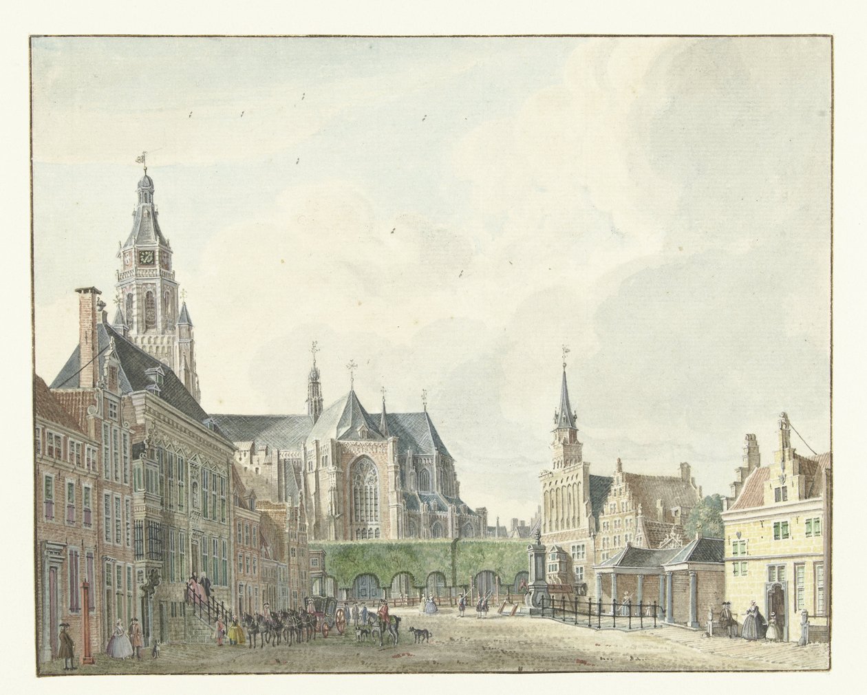 Mercado en Arnhem de Jan de Beijer