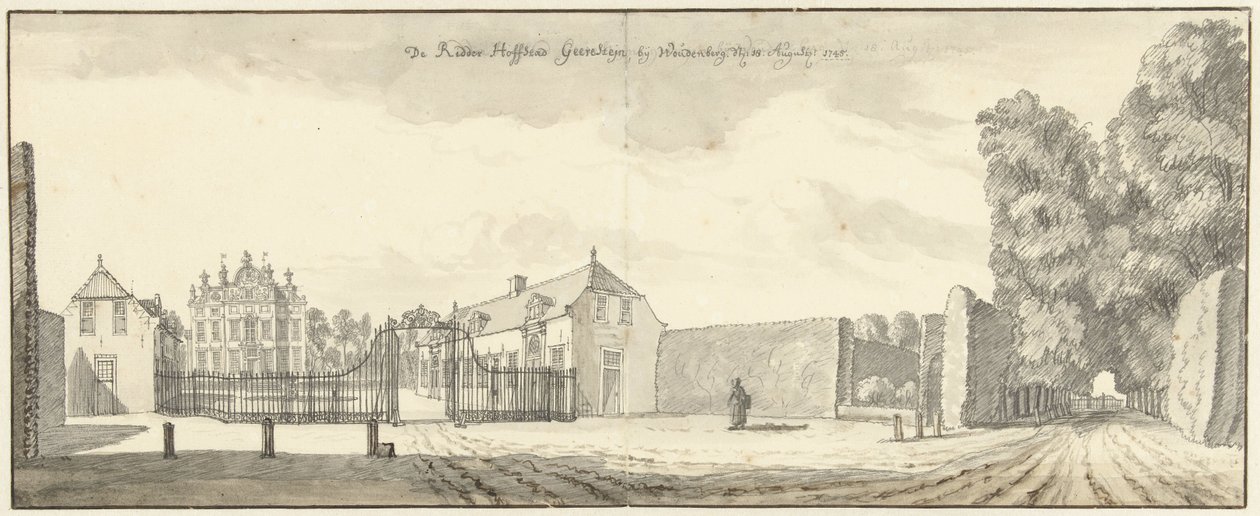 Ridderhofstad Geerestein cerca de Woudenberg de Jan de Beijer