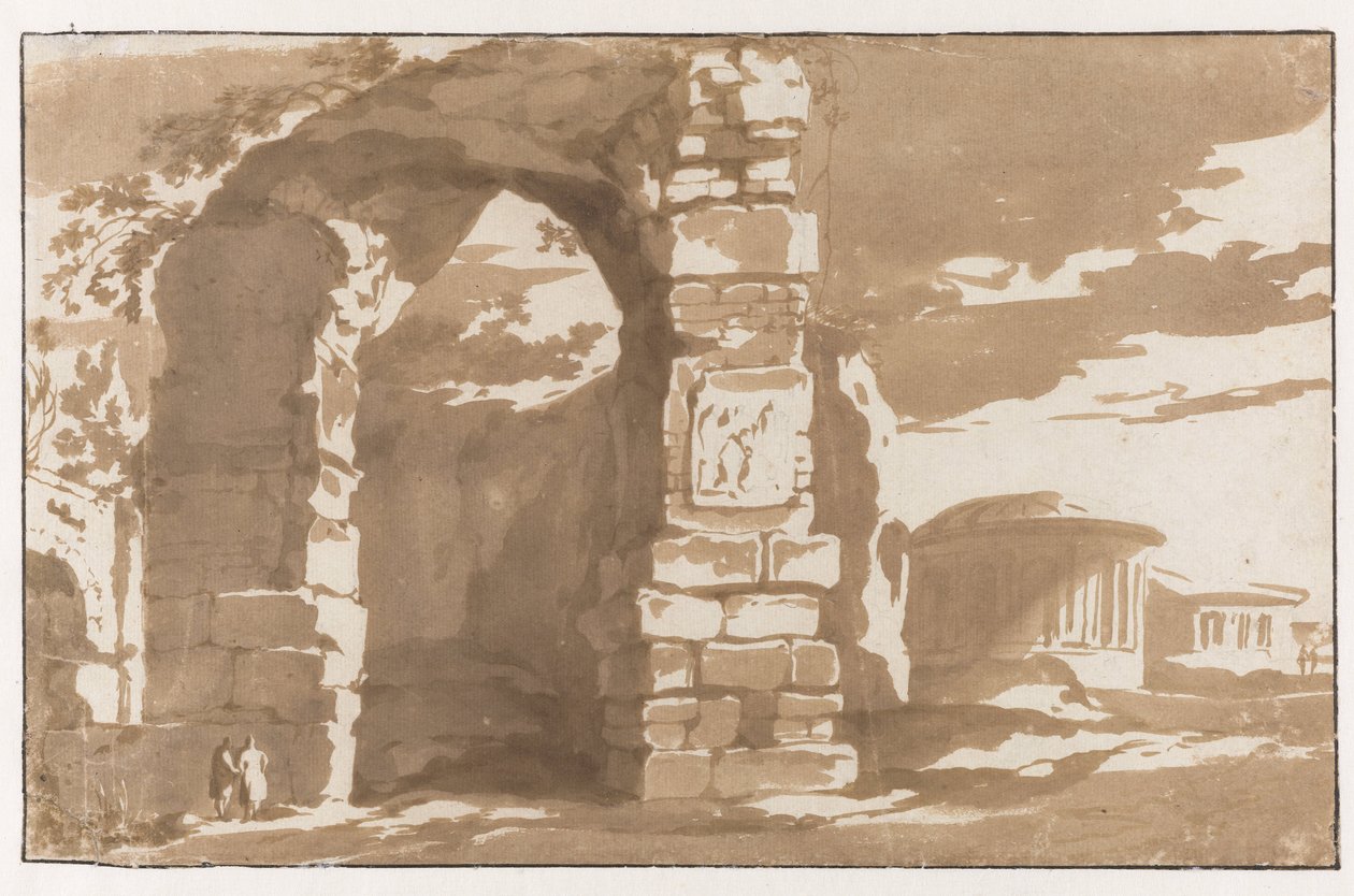 Parte de los baños de Diocleciano y S. Bernardo alle Terme de Jan de Bisschop