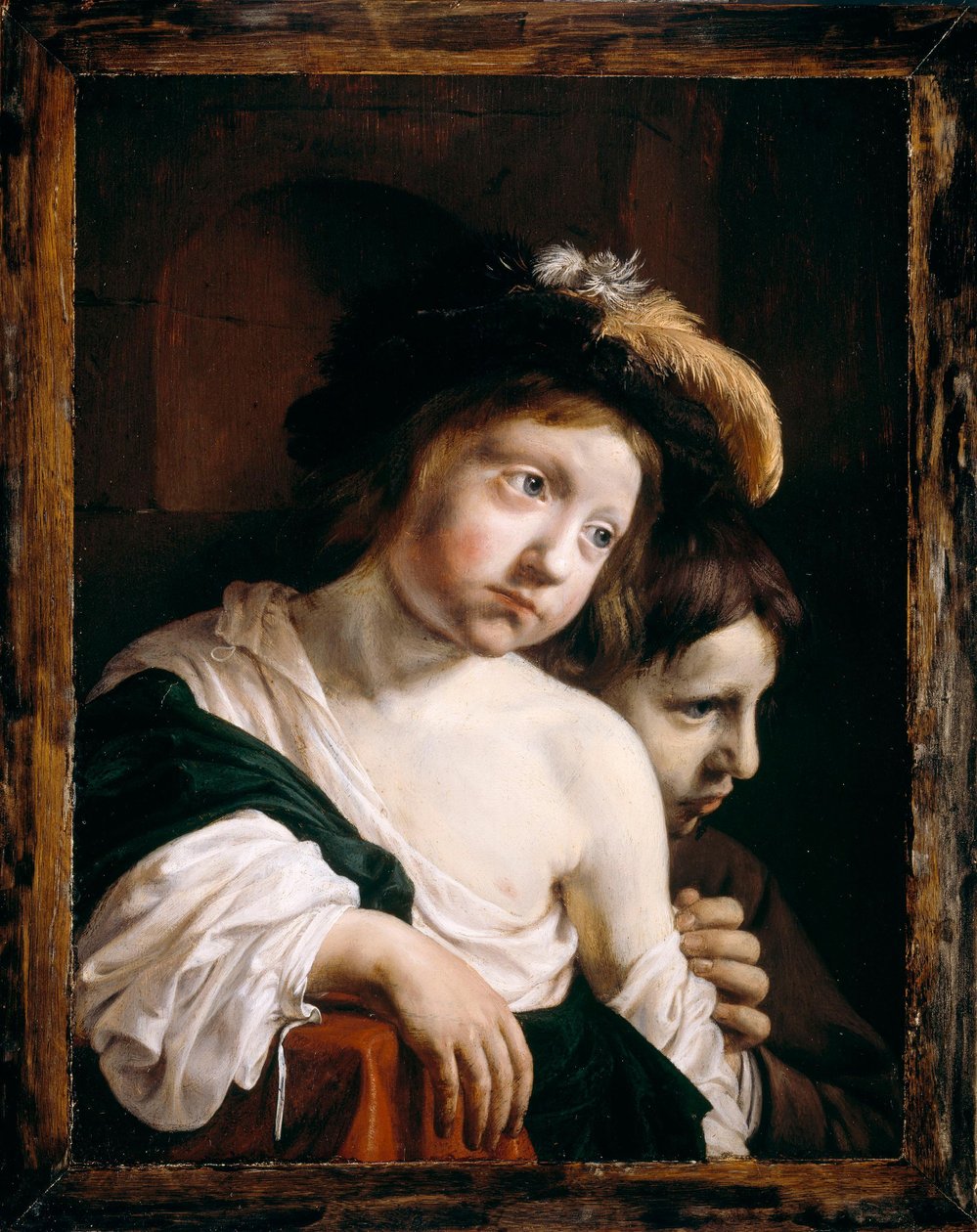 Un grupo de dos niños de Jan de Bray