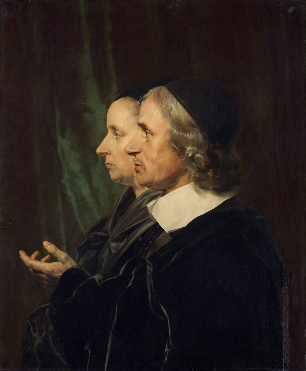 Retrato de los Padres del Artista, Salomon de Bray y Anna Westerbaen de Jan de Bray