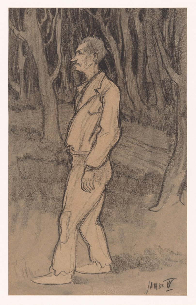 Trabajador de Jan de Waardt (signed by artist)
