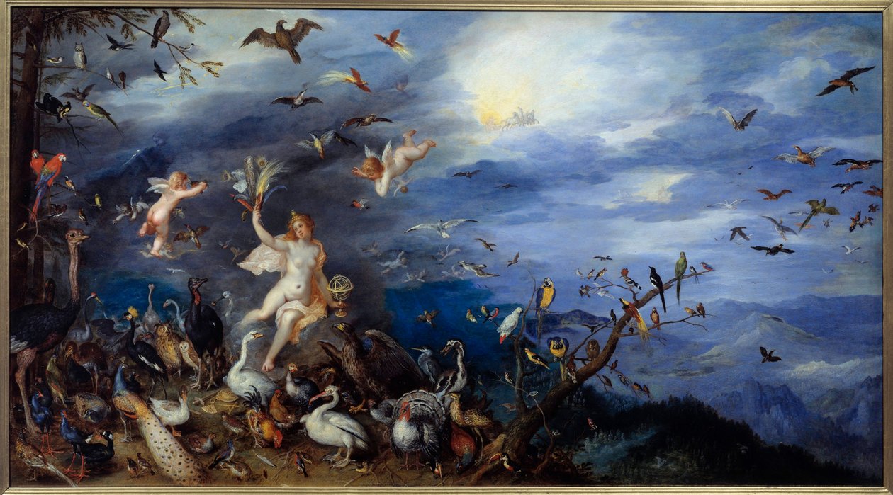 Alegoría del Aire de Jan the Elder Brueghel