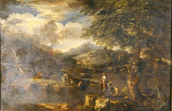 Paisaje con pastores de Jan the Elder Brueghel