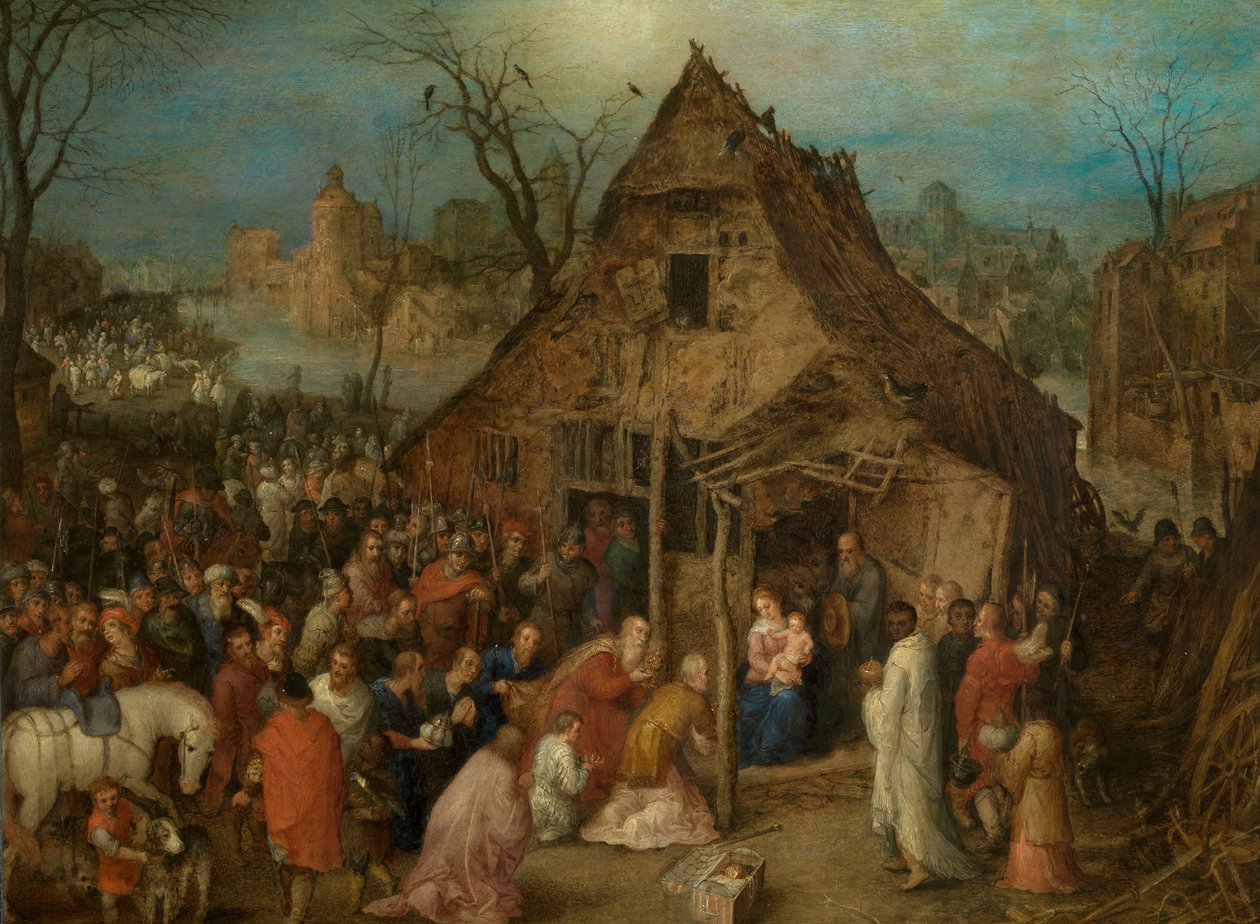 Adoración de los Reyes Magos de Jan the Elder Brueghel