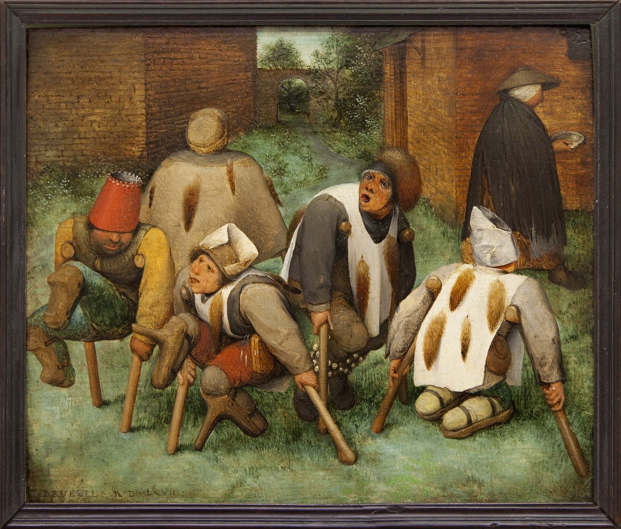 Los mendigos (óleo sobre tabla) de Jan the Elder Brueghel
