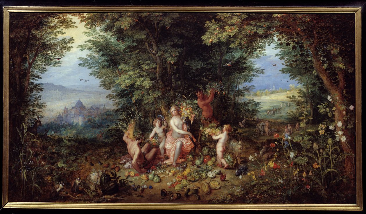 Los cuatro elementos: La Tierra de Jan the Elder Brueghel