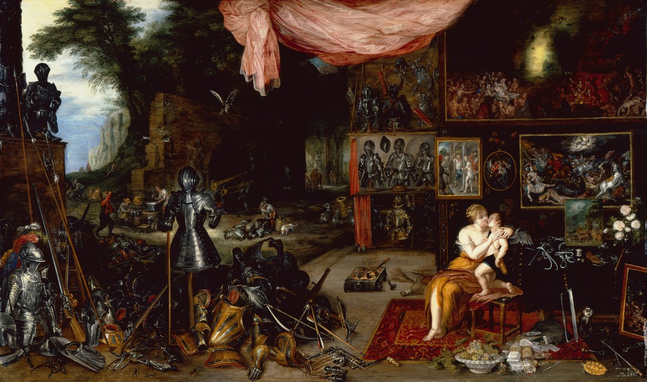 Los cinco sentidos, Tacto de Jan the Younger Brueghel