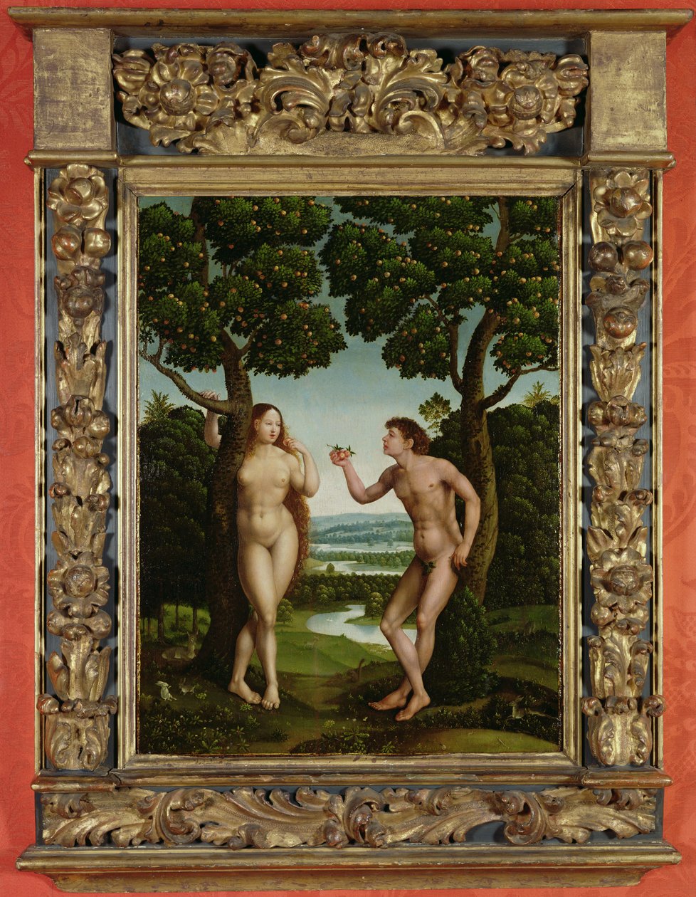 Adán y Eva de Jan van (attr. to) Scorel