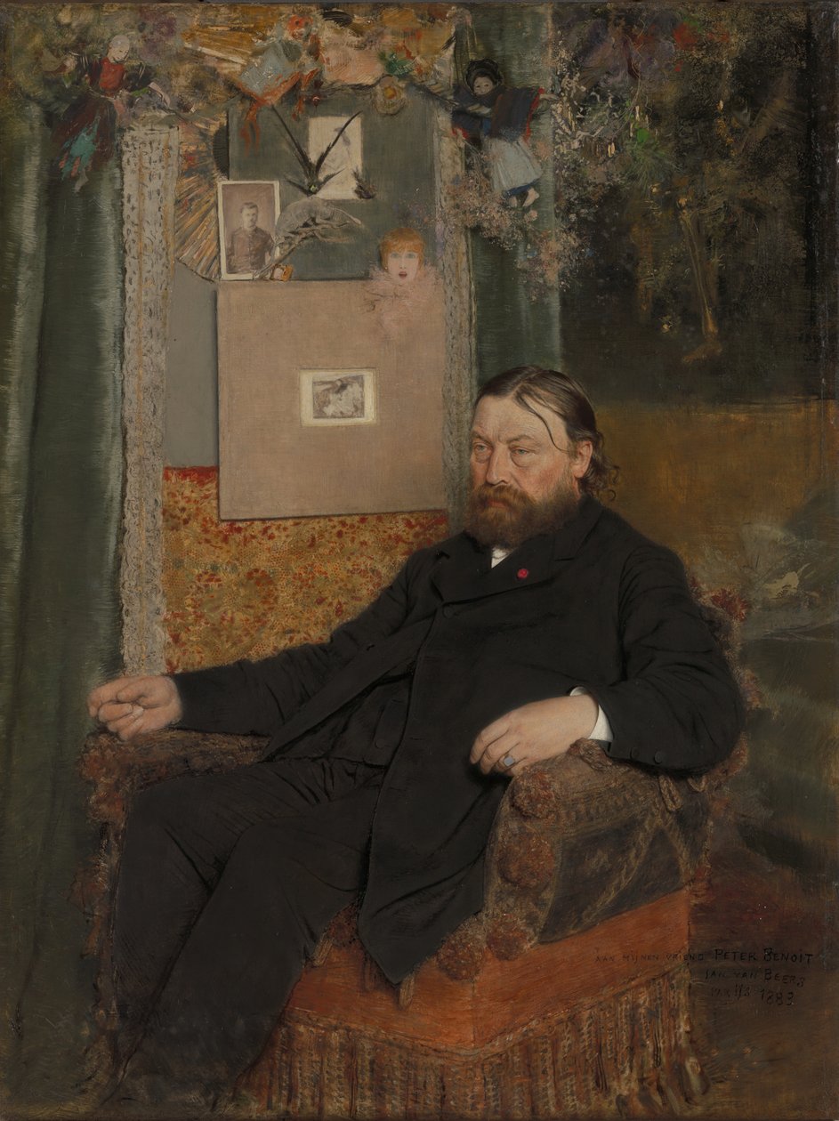 El compositor Peter Benoit de Jan van Beers