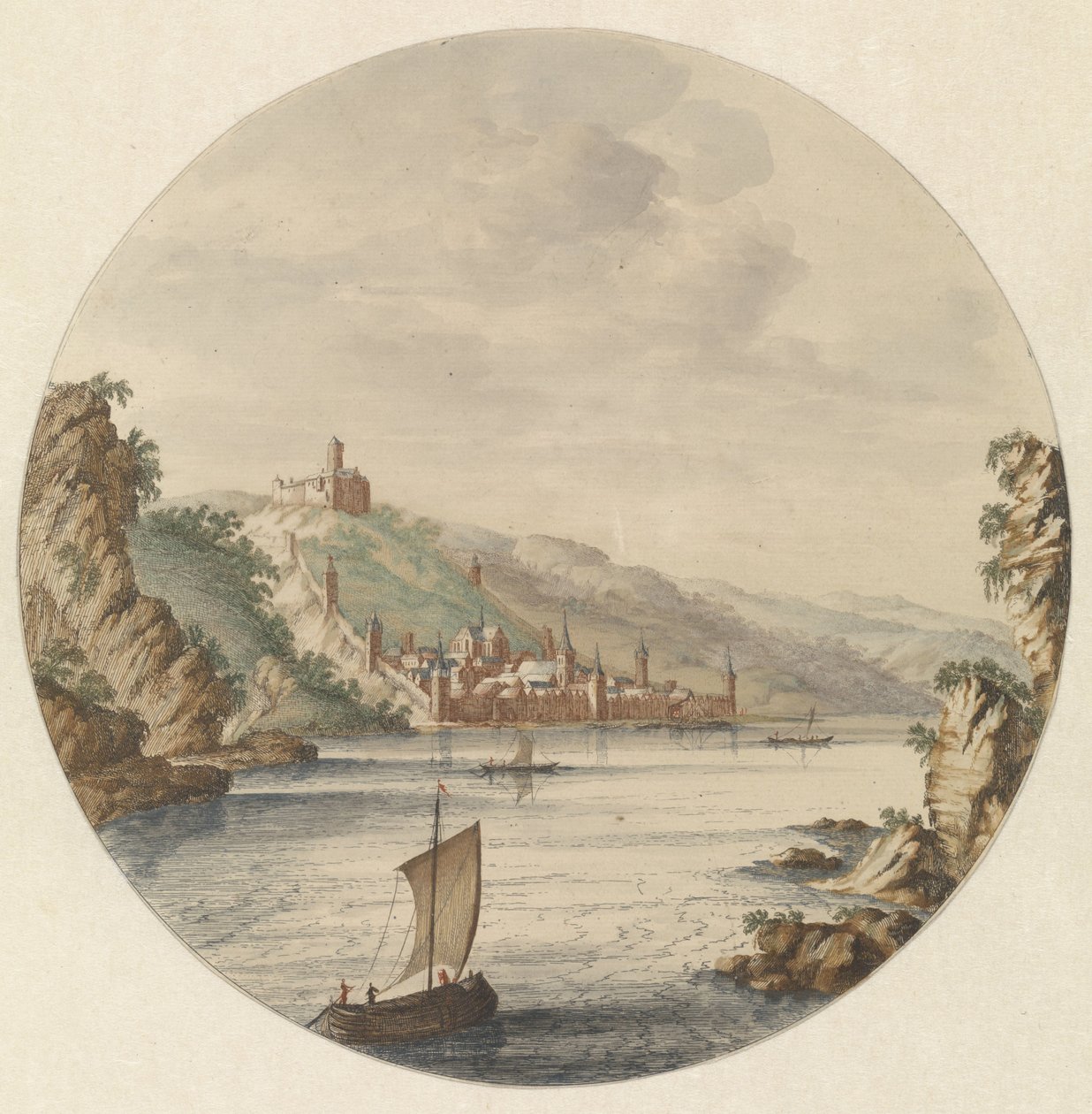 Vista de la ciudad de Bacharach de Jan van Call (I)