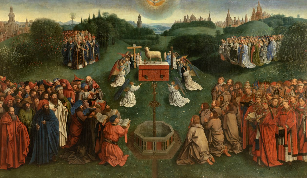 Adoración del Cordero de Jan van Eyck