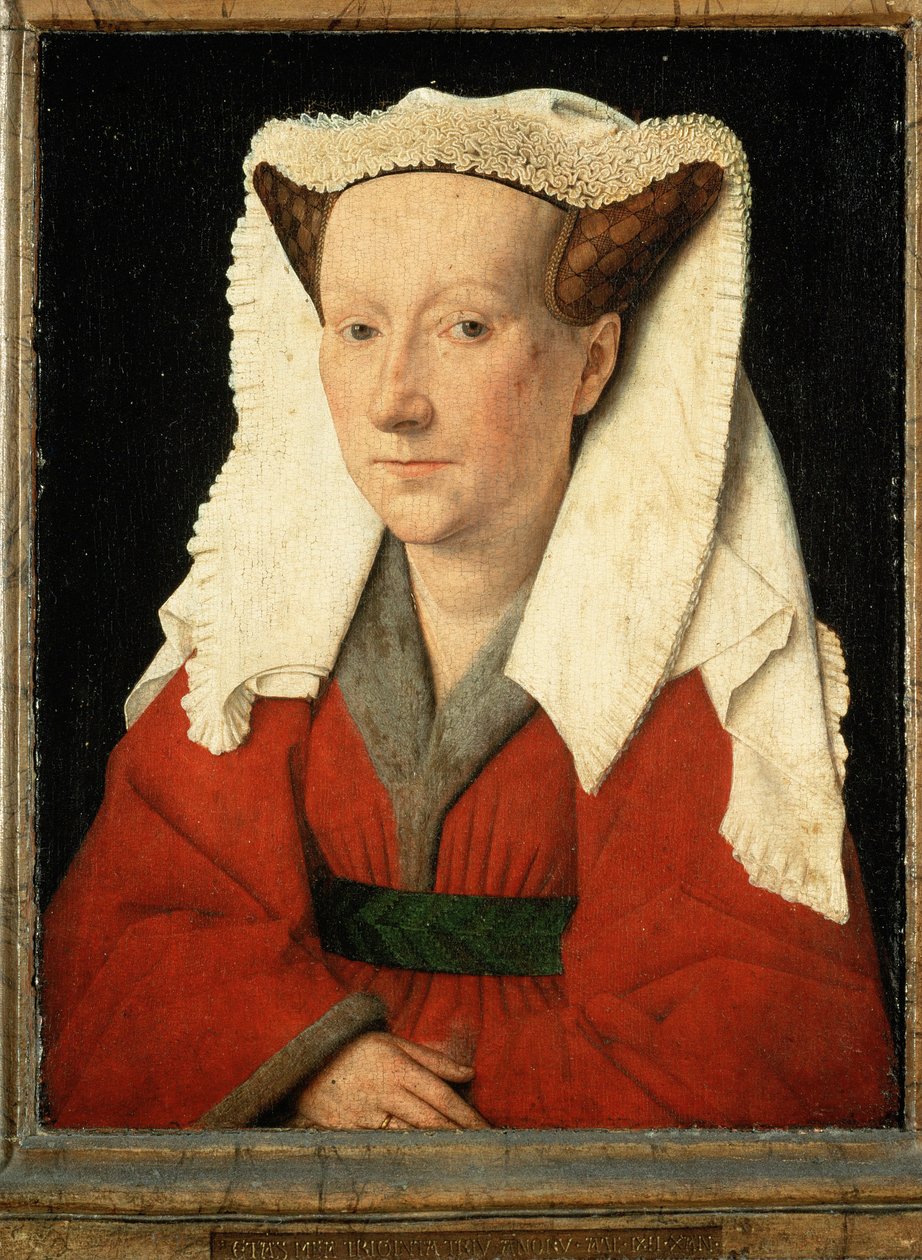 Margaret van Eyck, esposa del artista ... de Jan van Eyck