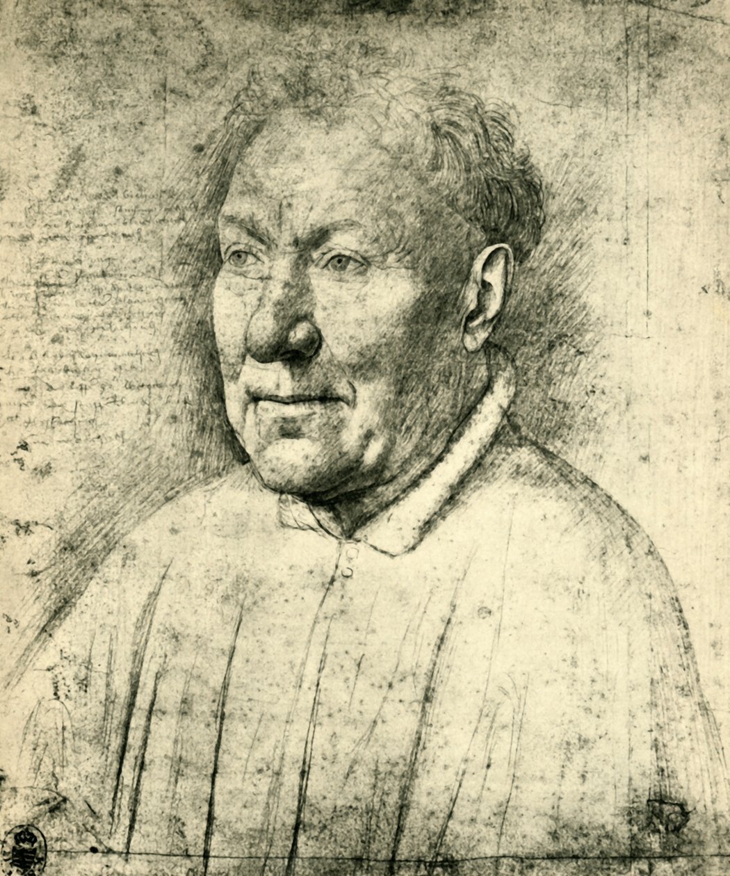 Retrato del Cardenal Niccolò Albergati, c1430, 1943 de Jan van Eyck