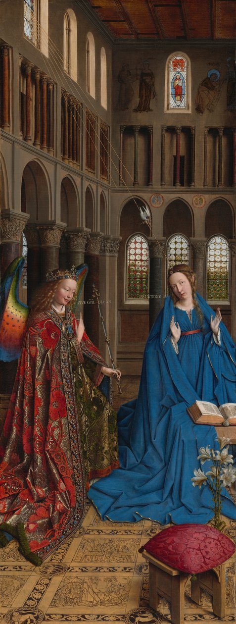 La Anunciación de Jan van Eyck