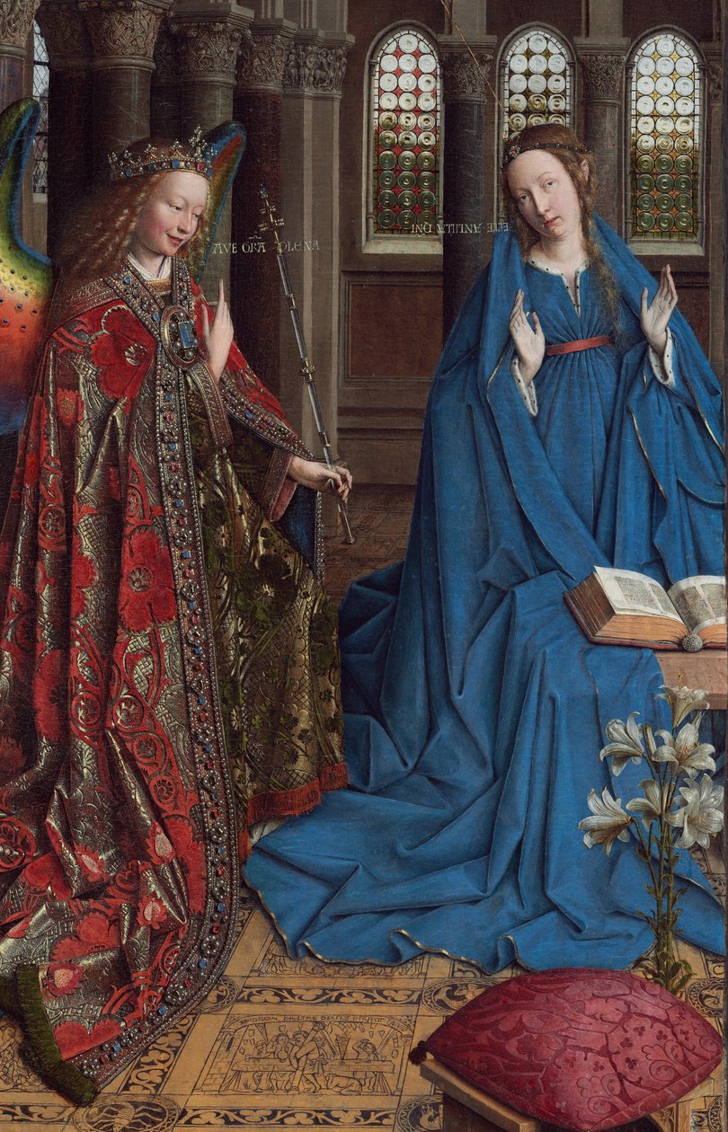 La Anunciación de Jan van Eyck