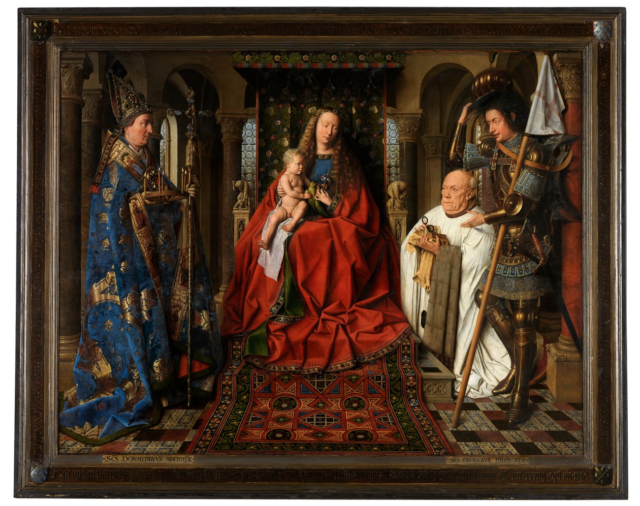 La Virgen y el Niño con el canónigo Joris van der Paele de Jan van Eyck