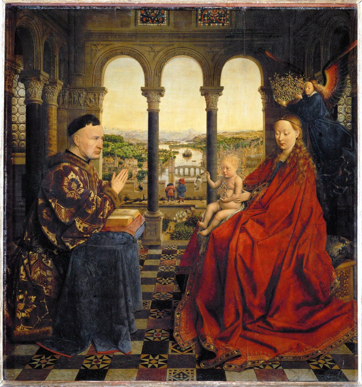La Virgen del Canciller Rolin de Jan van Eyck
