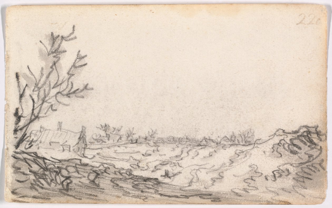 Un paisaje de dunas de Jan van Goyen