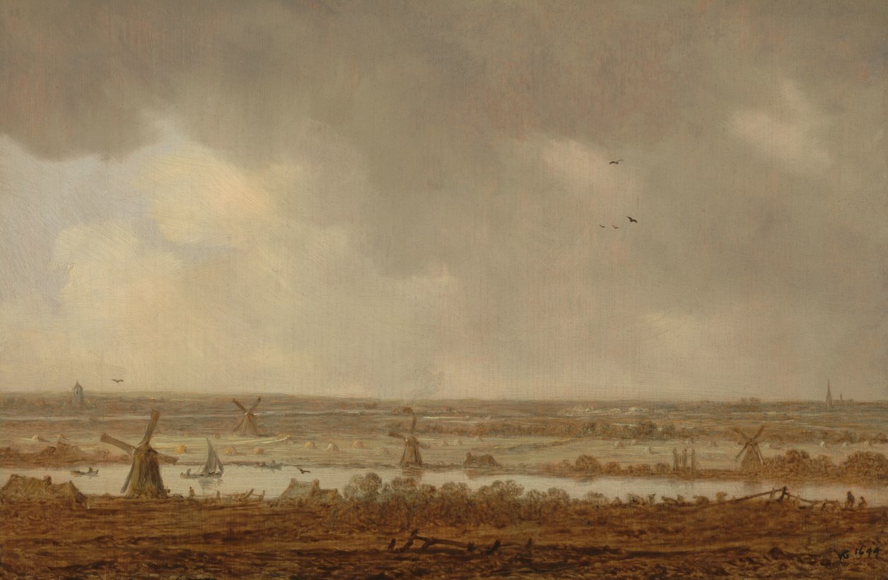Paisaje de pólder de Jan van Goyen
