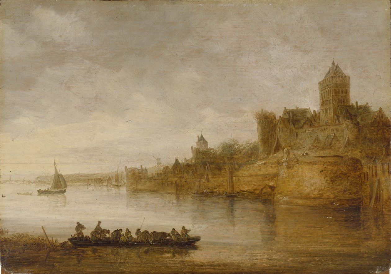 Las murallas medievales de Nimega de Jan van Goyen
