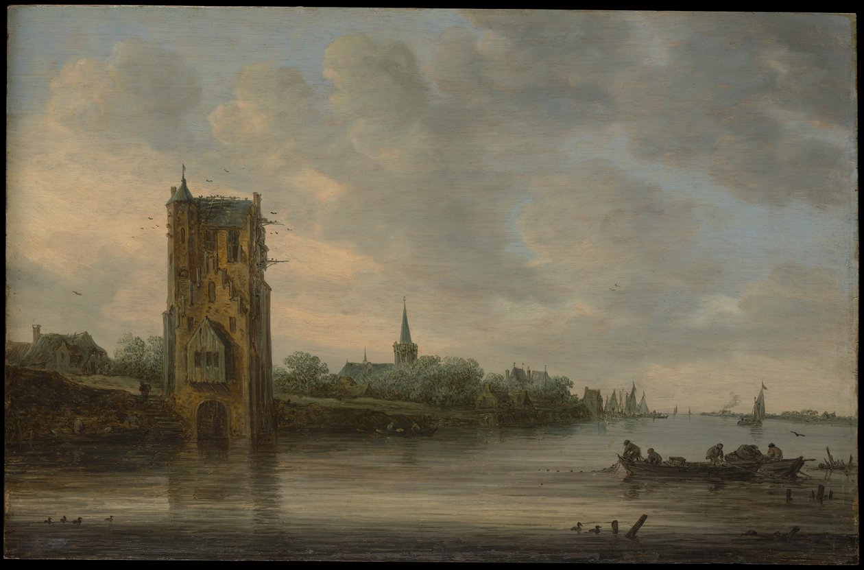 La puerta Pelkus cerca de Utrecht de Jan van Goyen