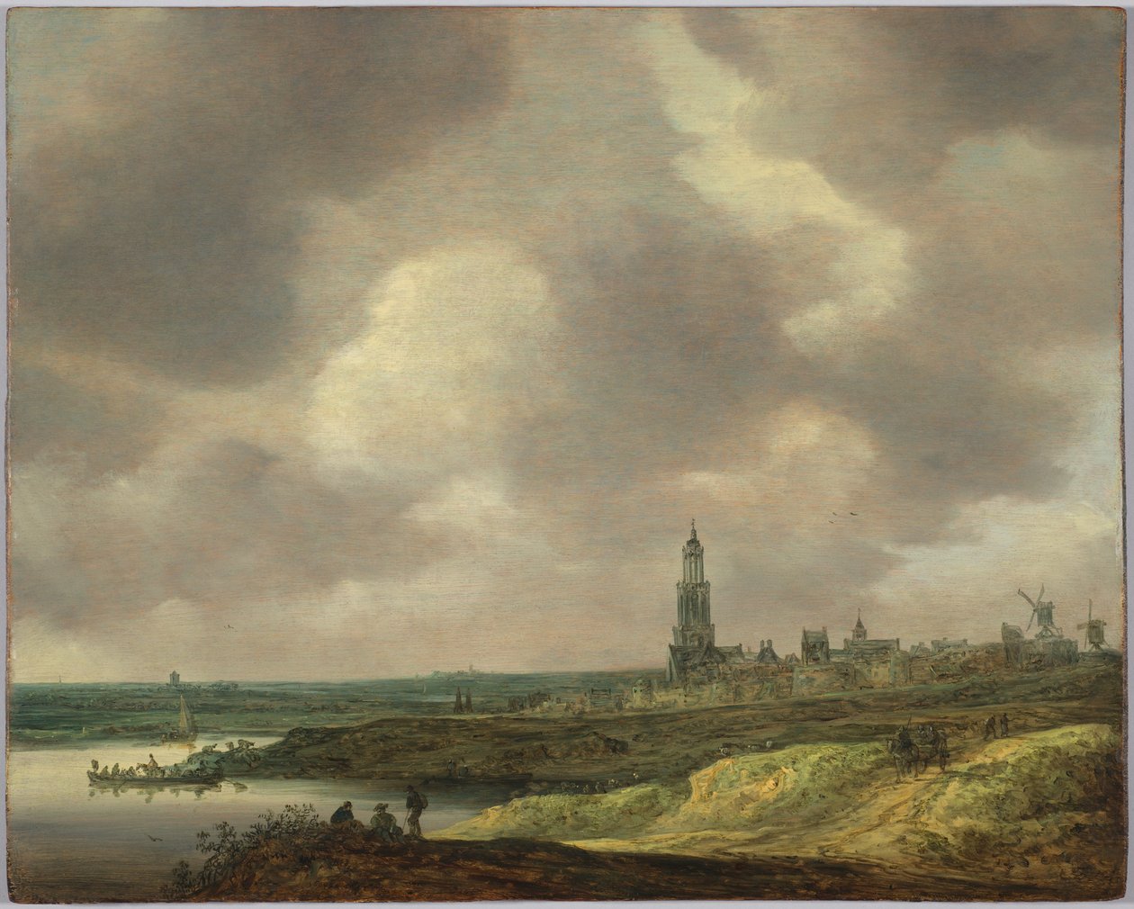 Vista de Rhenen de Jan van Goyen