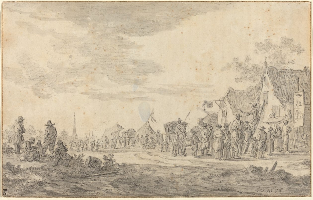 Feria del Pueblo de Jan van Goyen