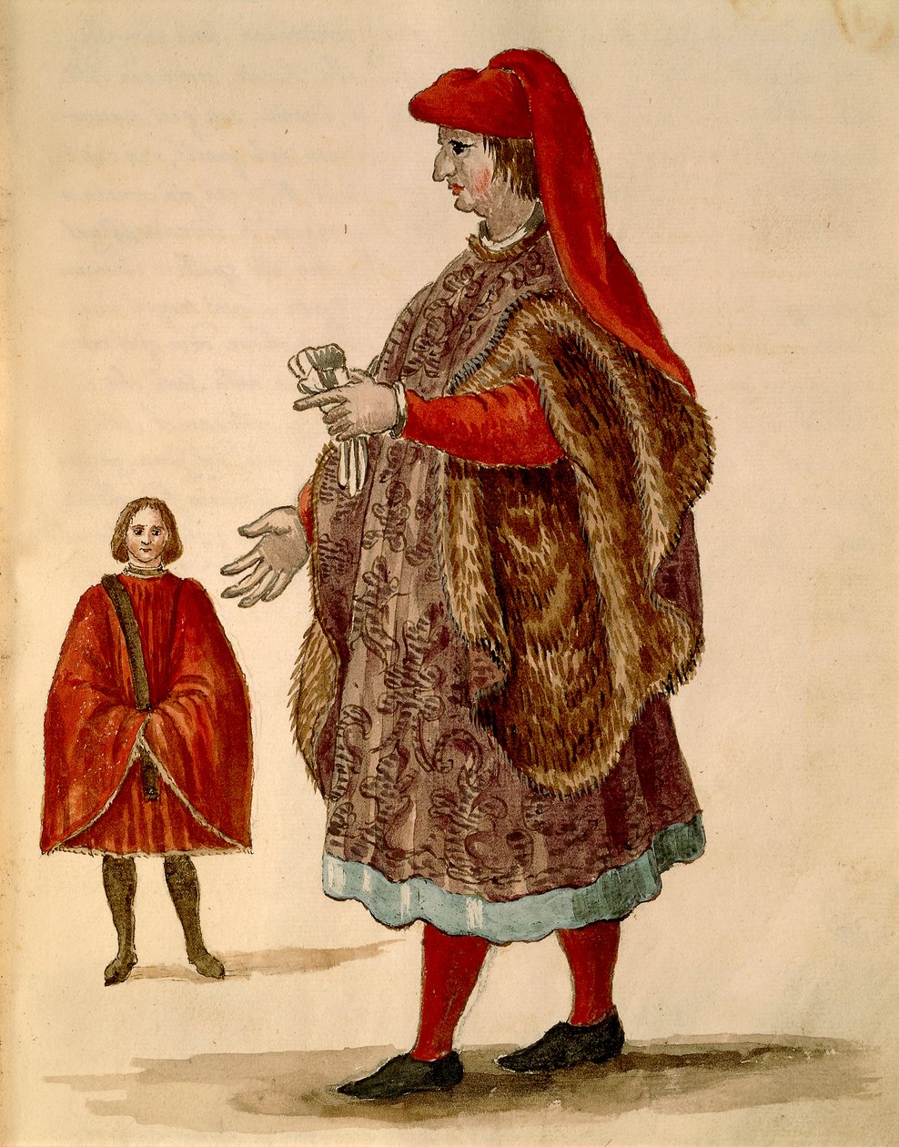 Senador veneciano vistiendo "Dogalina" de Jan van Grevenbroeck