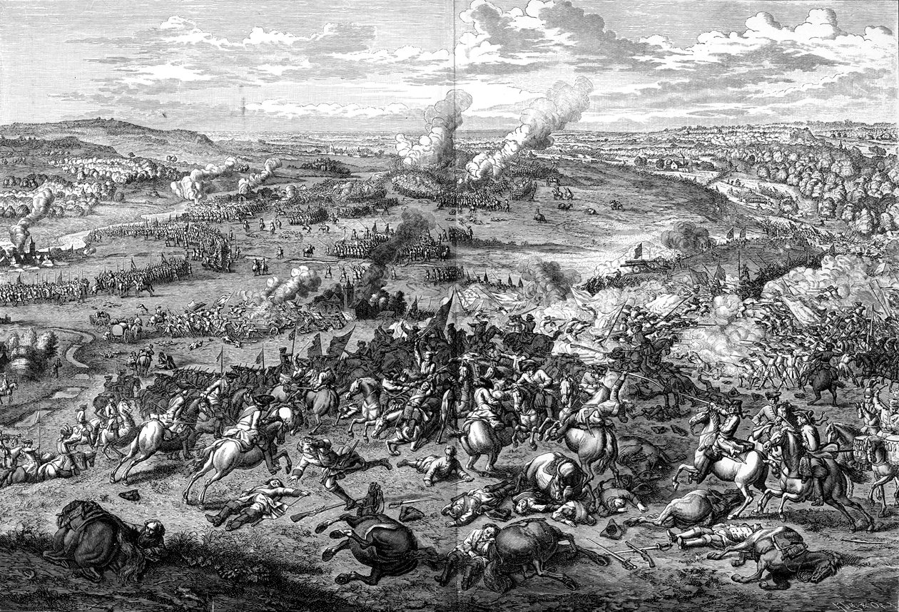 La batalla de Hochstadt, Baviera, 13 de agosto de 1704, 1903 de Jan van Huchtenburg