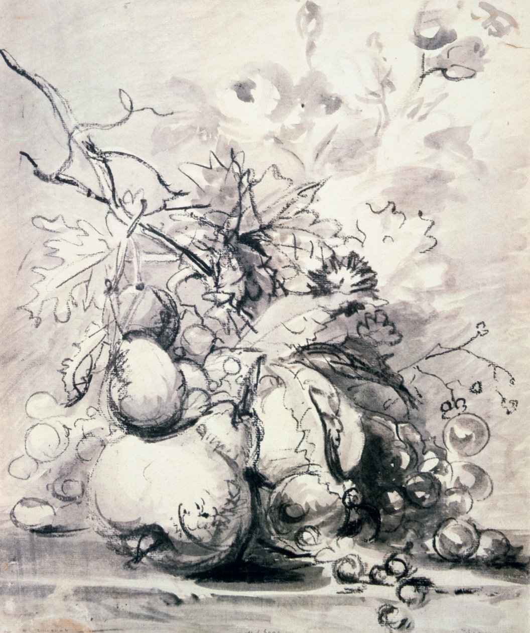 Naturaleza muerta de frutas, 1700 - 1749 de Jan van Huysum