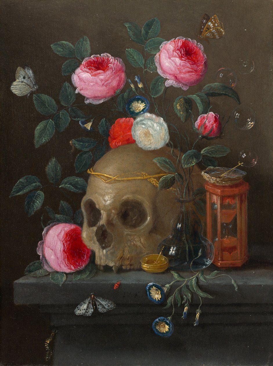 Vanitas Bodegón de Jan van Kessel