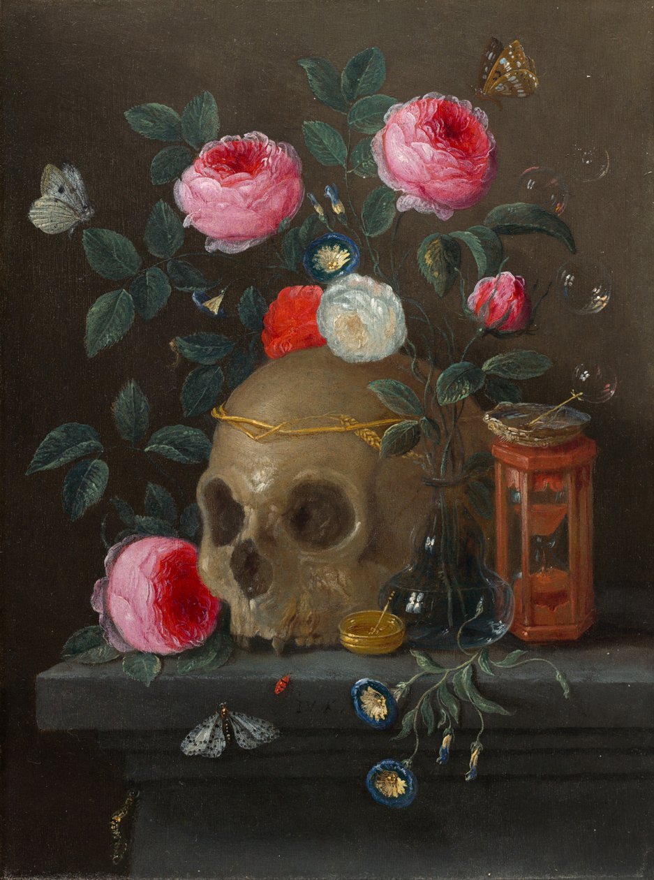 Bodegón de vanitas de Jan van Kessel the Elder