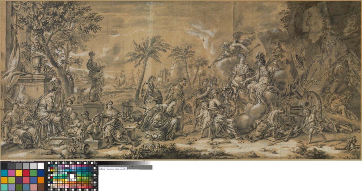 Glorificación de Minerva de Jan van Orley