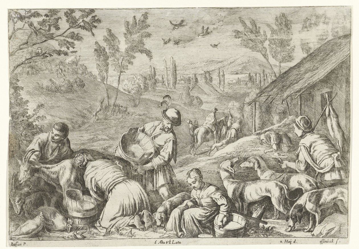 Primavera Las cuatro estaciones (título de la serie) de Jan van Ossenbeeck
