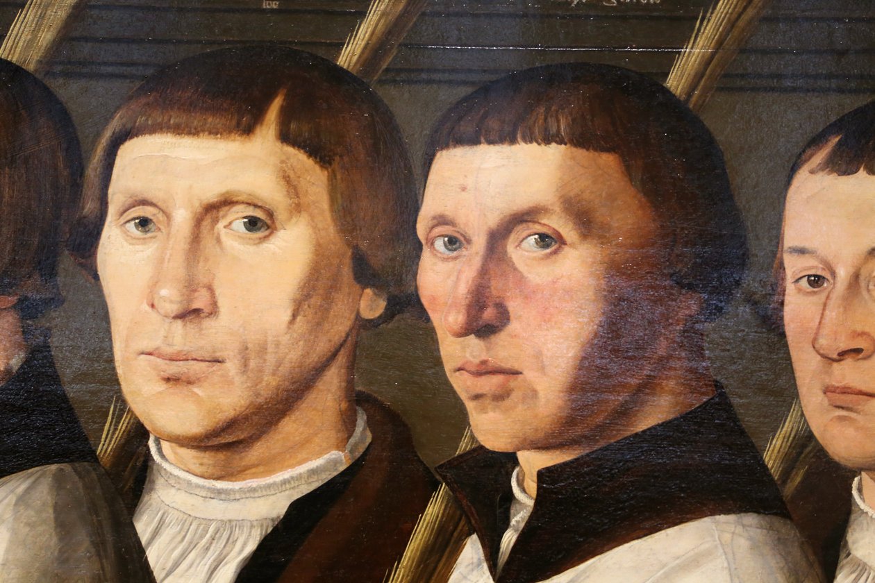 Groep Retrato de los peregrinos de Jerusalén de Jan van Scorel