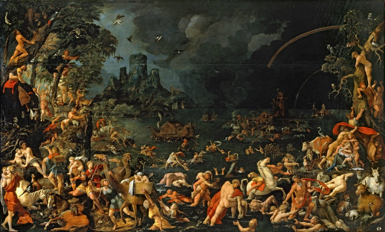 La inundación ... de Jan van Scorel
