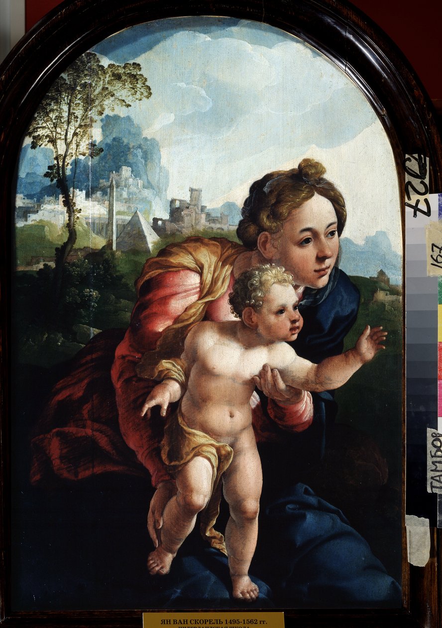 Virgen y niño, 1530 de Jan van Scorel
