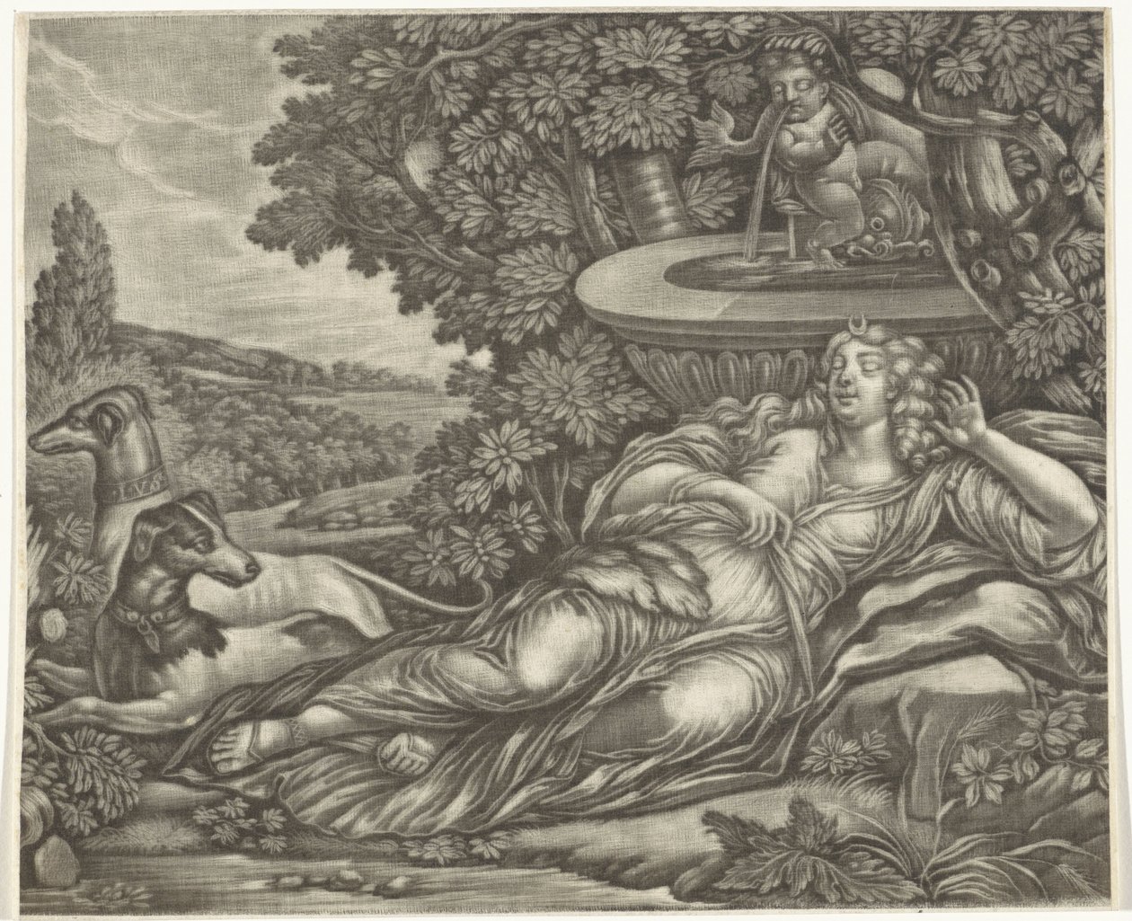 diana dormida de Jan van Somer (possibly)