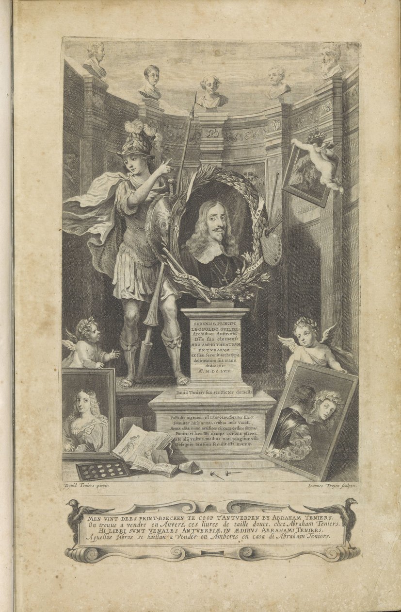 Alegoría del archiduque Leopoldo Guillermo de Austria de Jan van Troyen